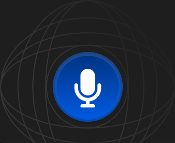 Voice prompt waveform around the Sesori app
